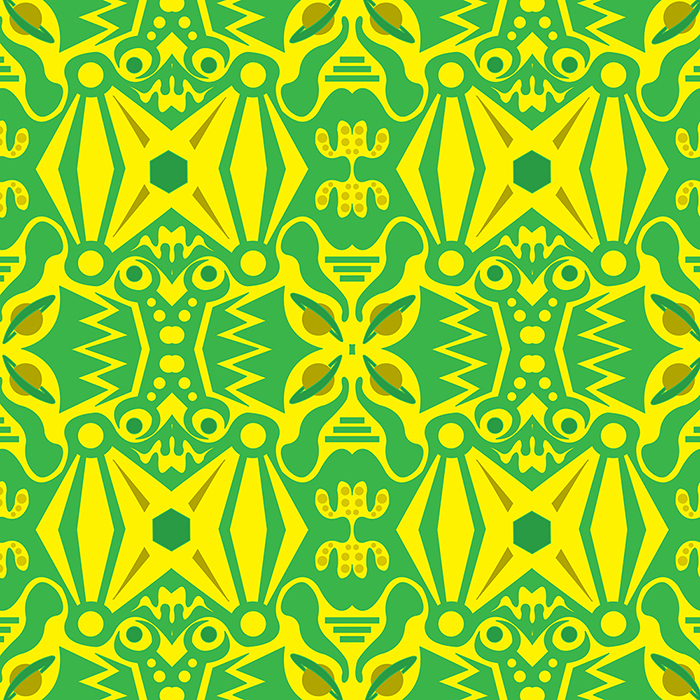 Space Frog Pattern